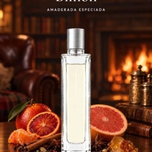 Frasco de Billion de Seiva Perfums con tapón plateado