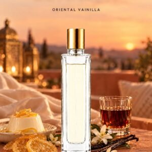 Frasco de DEVOCION de Seiva Perfums con tapón dorado