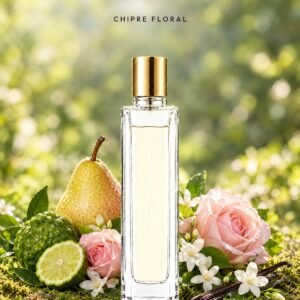 Frasco de EDOLE de Seiva Perfums con tapón dorado
