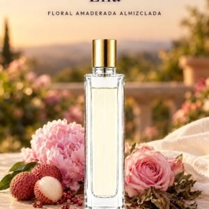 Frasco de Ella de Seiva Perfums con tapón dorado