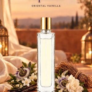 Frasco de Hipnosos de Seiva Perfums con tapón dorado