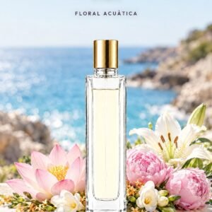 Frasco de Isei de Seiva Perfums con tapón dorado