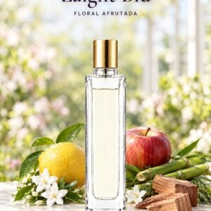 Frasco de Laight Blu de Seiva Perfums con tapón dorado