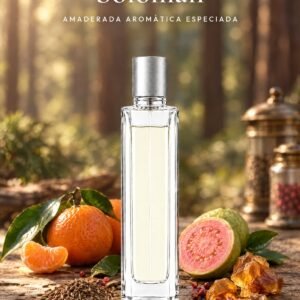 Frasco de Soloman de Seiva Perfums con tapón plateado